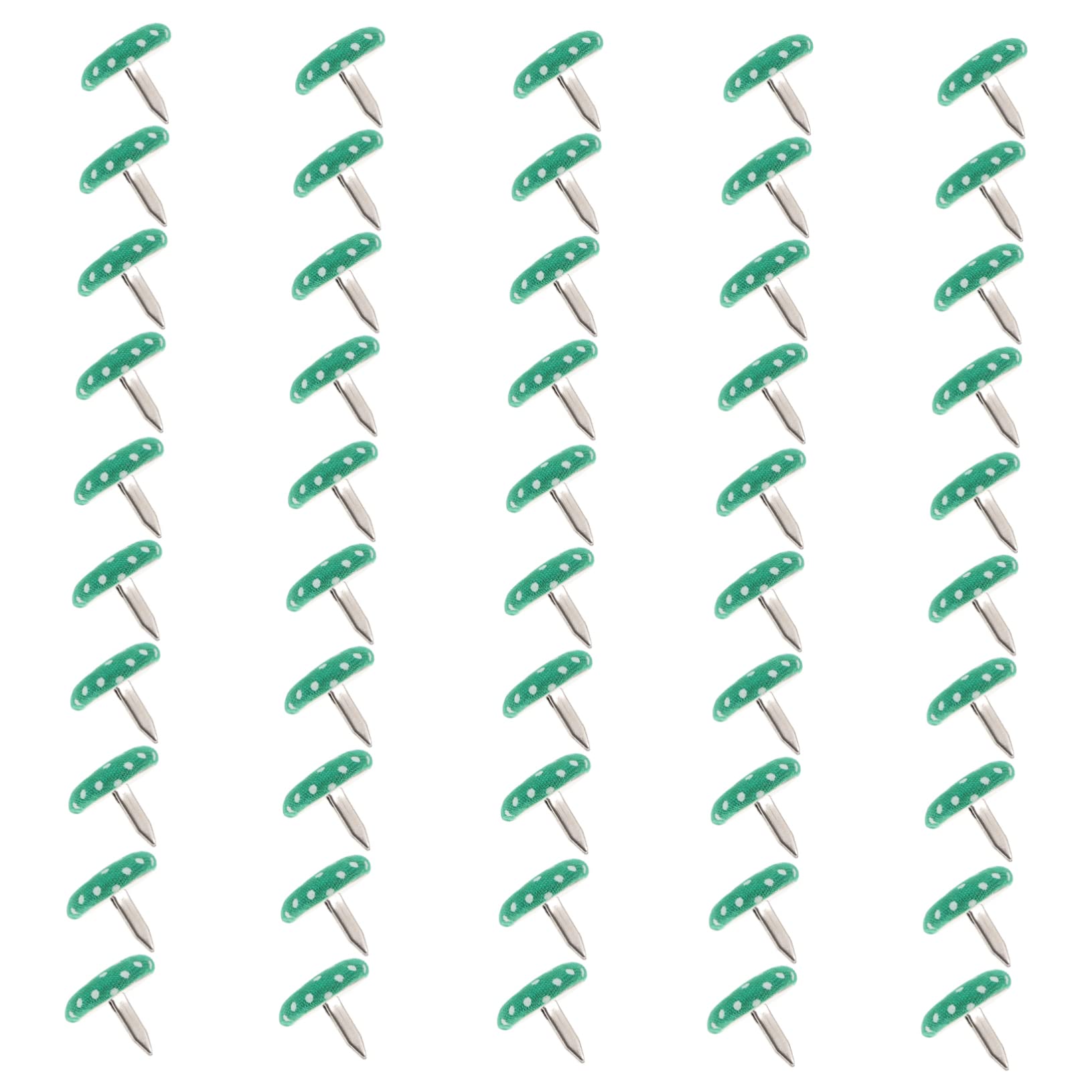 HOLIDYOYO 50pcs Two-legged Nailheads Decorative Studs Diy Materials Non-fading Lightweight for Craft Projects