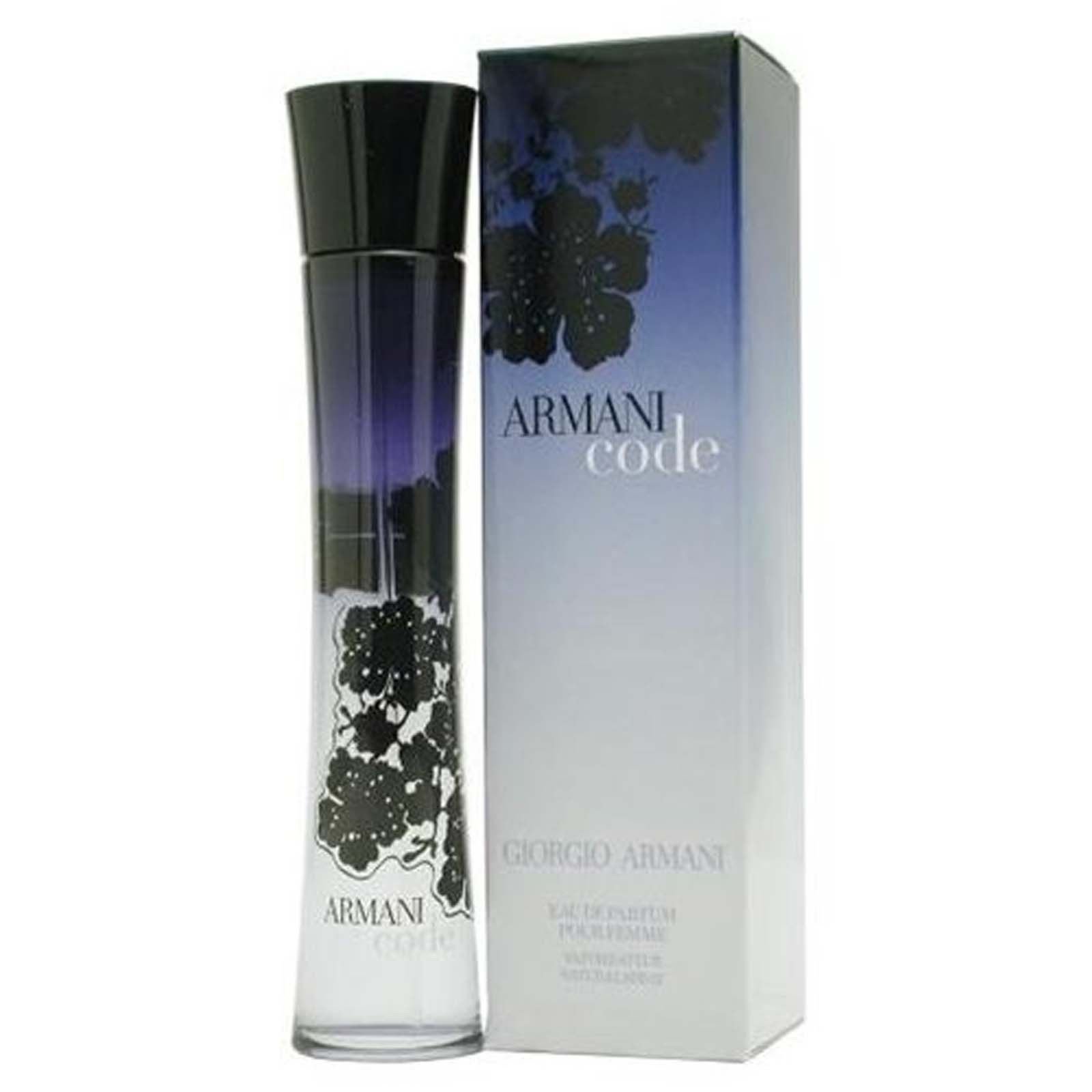 GIORGIO ARMANI ARMANI CODE EAU DE PARFUM POUR FEMME 75ML VAPORIZADOR - VAPORIZZATORE DI CODICE Unisex Adulto, negro, Estándar