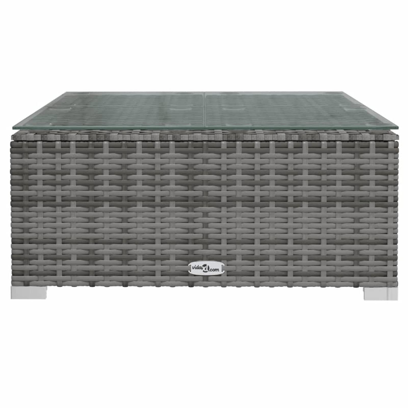 3pz Divano da Esterno, Salotto da Giardino, Divano Rattan, Divani da Giardino, Set Divano Giardino per Esterno, con Cuscini in Polyrattan Grigio