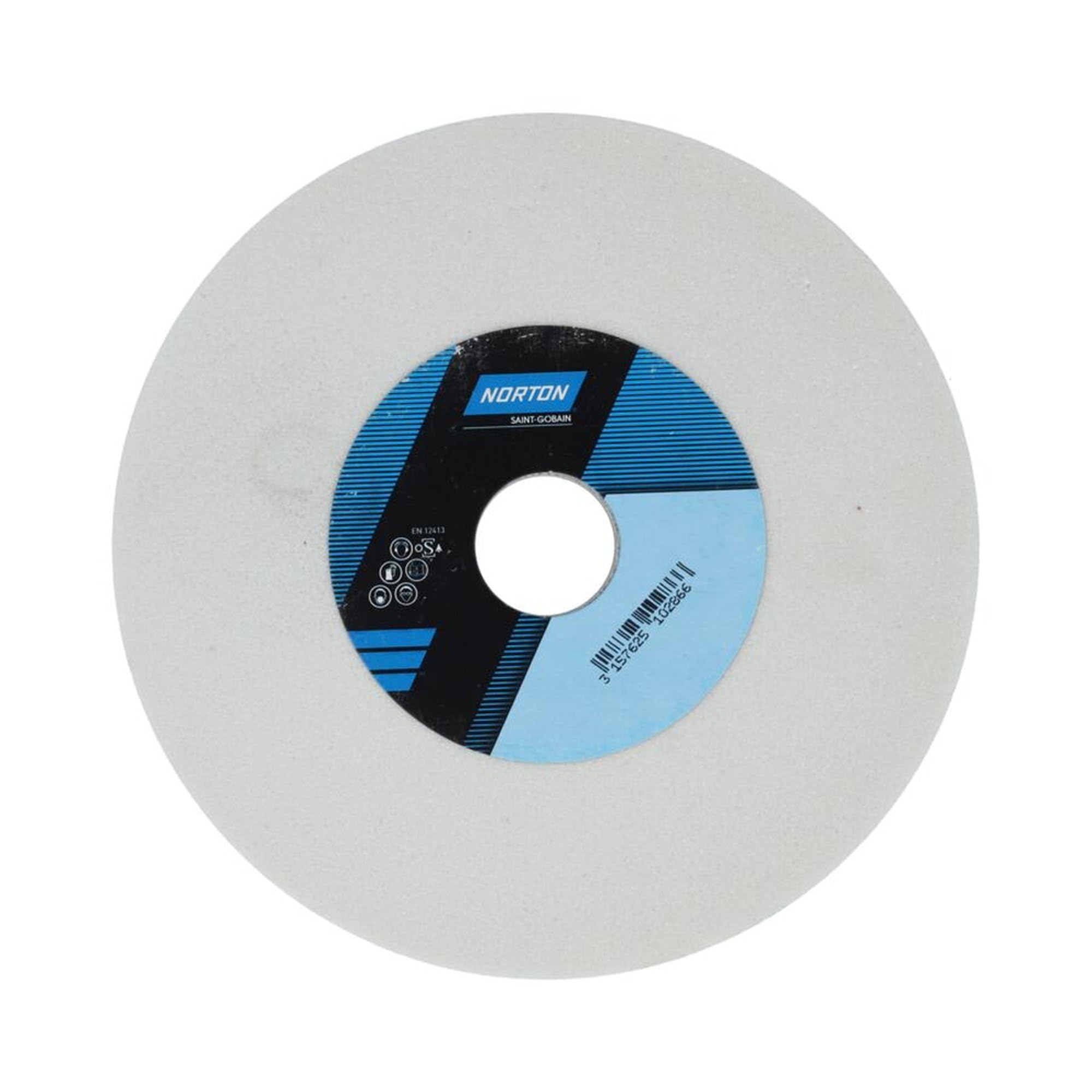 Norton - Muela vitrificado diámetro 200 afilado acero 60 blanco