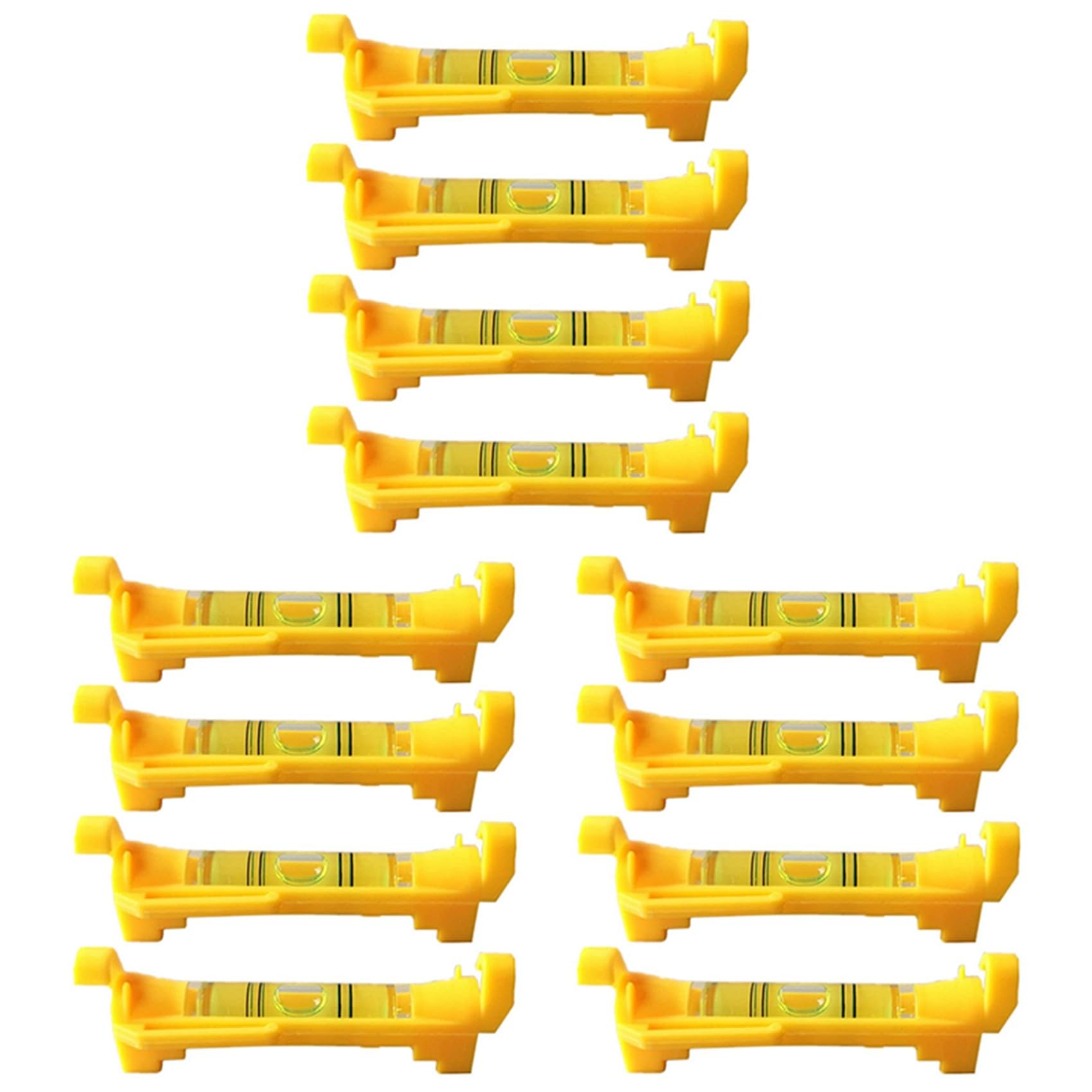 Jnchdghwa Yellow 12Pcs String Level Hanging Line For Leveling Surveying, Building Trades, Bricklaying, Etc. (Yellow)