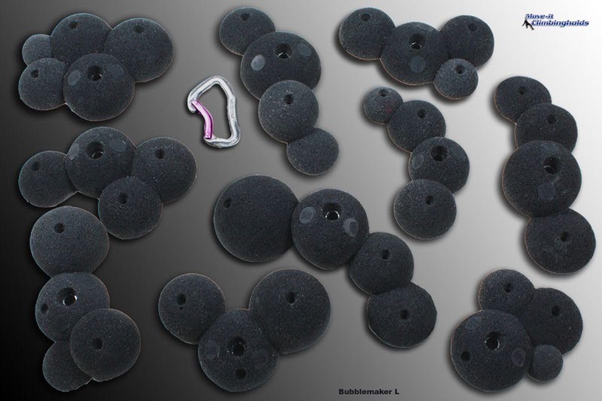 Prises d'escalade Bubblemaker L Move-it-Climbingholds à texture sable ergonomique