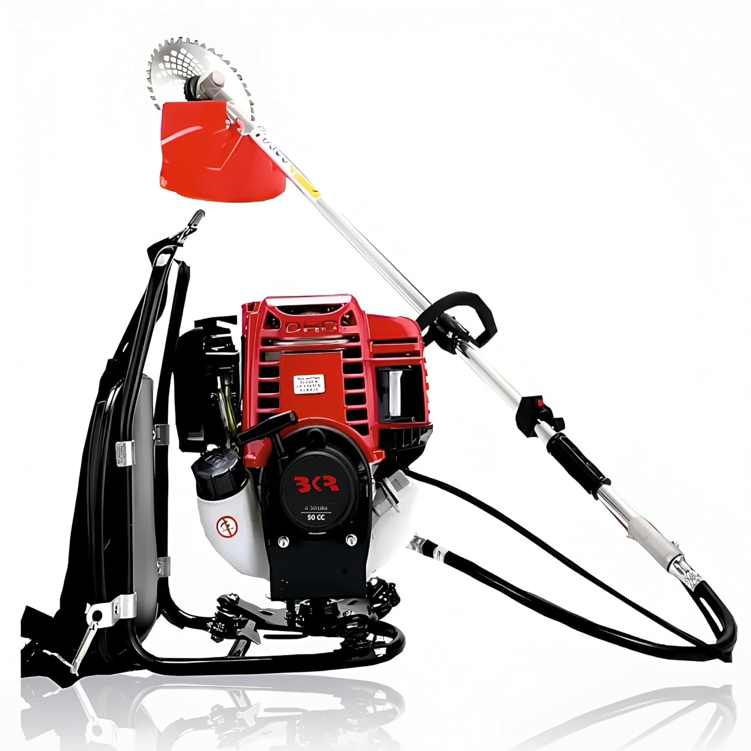 BKR Backpack Heavy Duty BX-50, 2HP 4 Stroke Brush Cutter | 50cc Engine Grass Trimming Machine for Lawn, Grass, and Bush Cutting with All Accessories Comes with 6 Months Manufacture Warranty-image-18