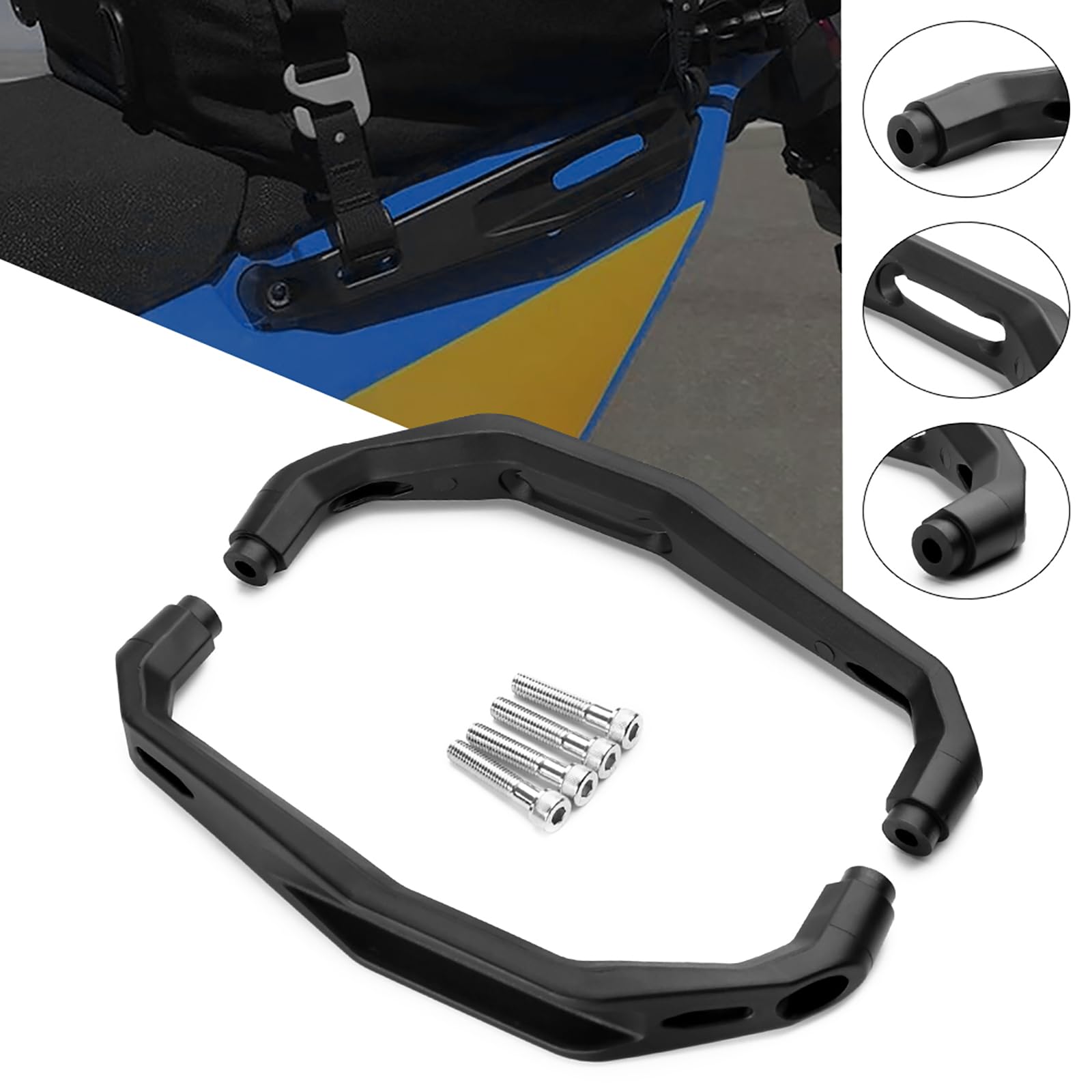 Moto Maniglia di Sostegno Posteriore del Passeggero per TENERE 700 Tenere700 XT700Z XT 700Z 2019-2023,Nero