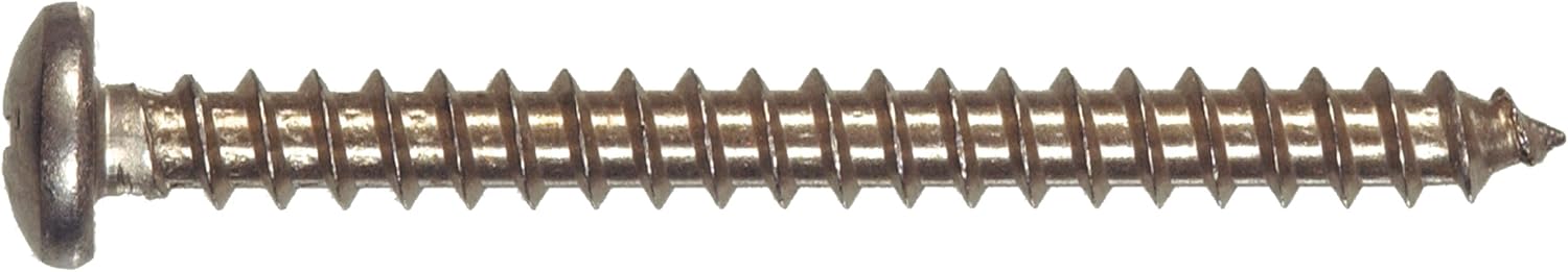 823276 Stainless Steel Pan Head Phillips Sheet Metal Screw, 8-Inch x 2-1/2-Inch, 50-Pack, 2.5 inches, No Color