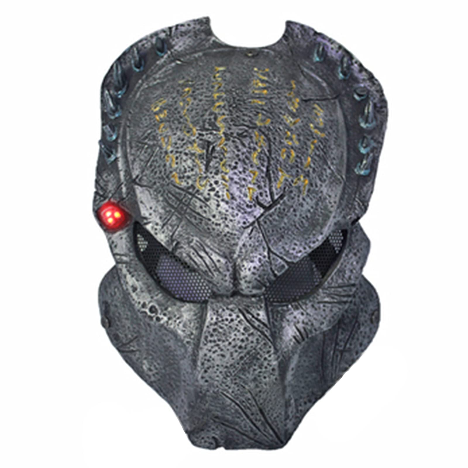 2 0 Predator Cosplay Mask With LED Design GFRP Alien Full Face Mask Halloween Dance Party Costume Mask