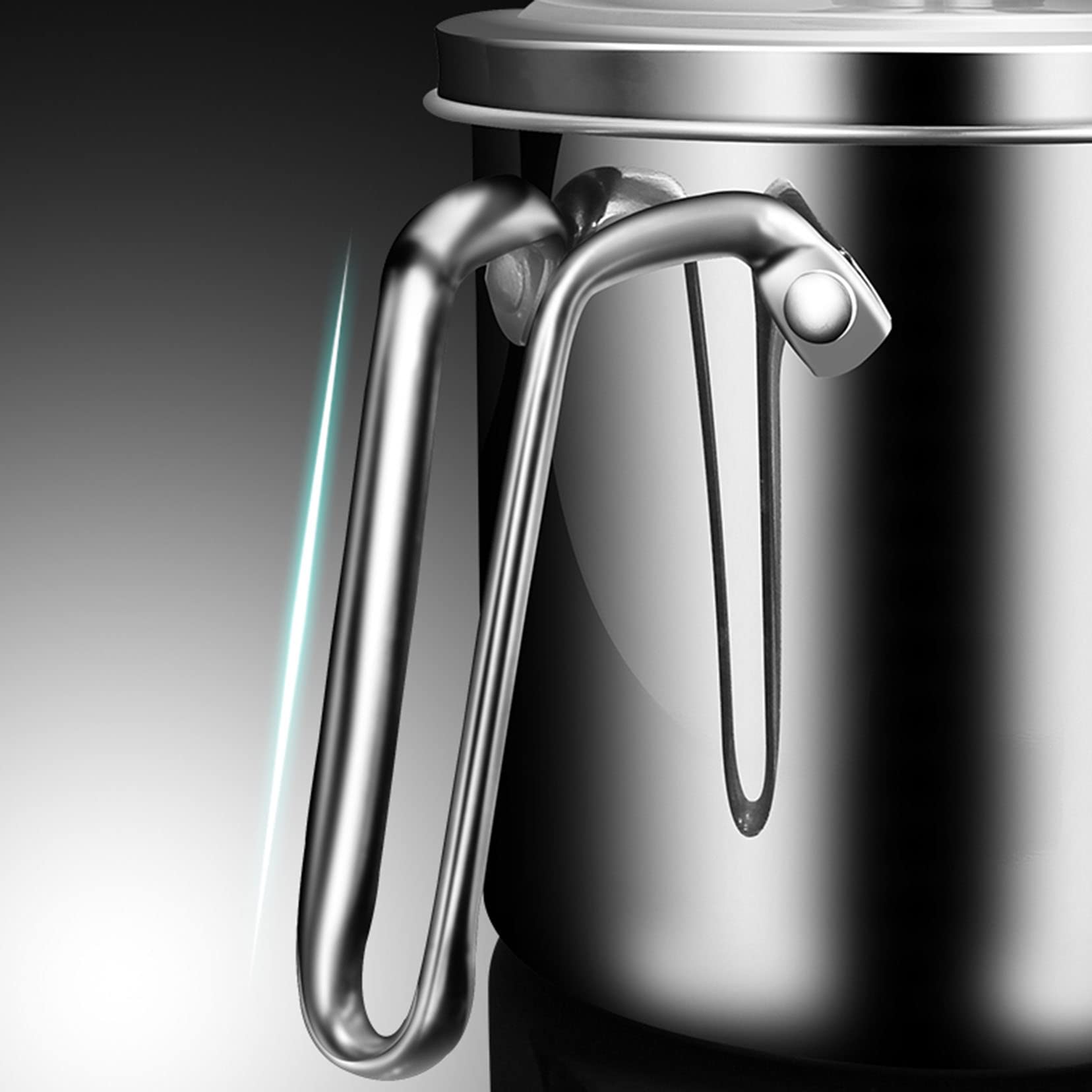La Grasa De La Olla Del Colador De Aceite Puede 1,3 L De Acero Inoxidable De Acero Inoxidable De Almacenamiento De Aceite Con Colcha De Malla Fina Tapa a Prueba De P Silver-1.3L