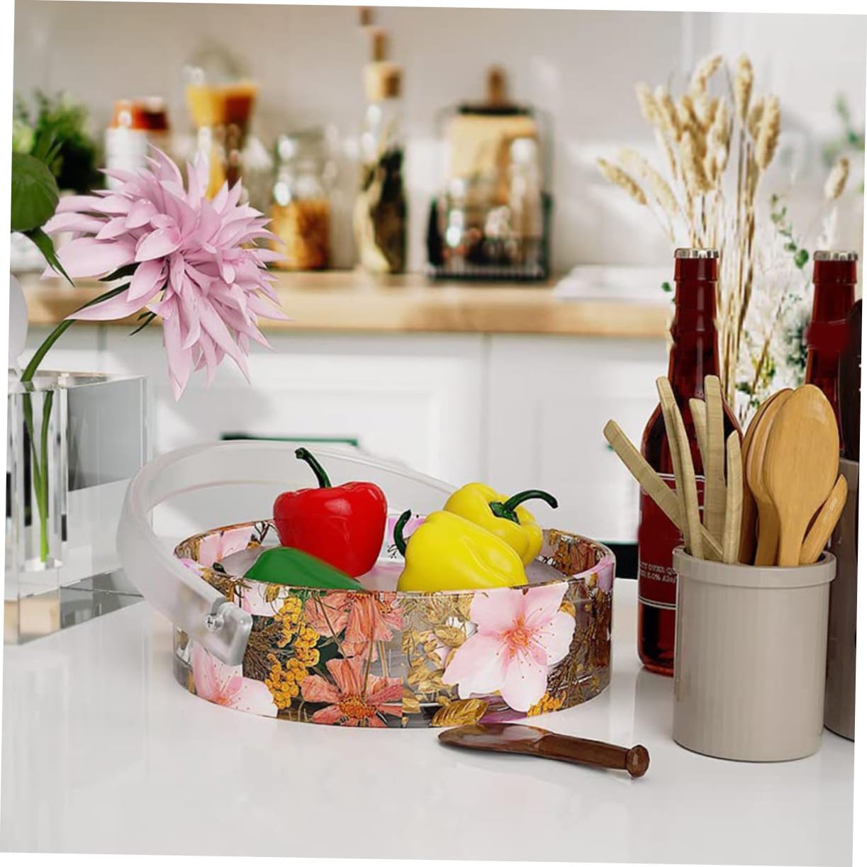 Molde de Silicona para Cubo DIY Resistente y Lavable Asa, Molde Flexible para Manualidades y Almacenamiento en Bricolaje