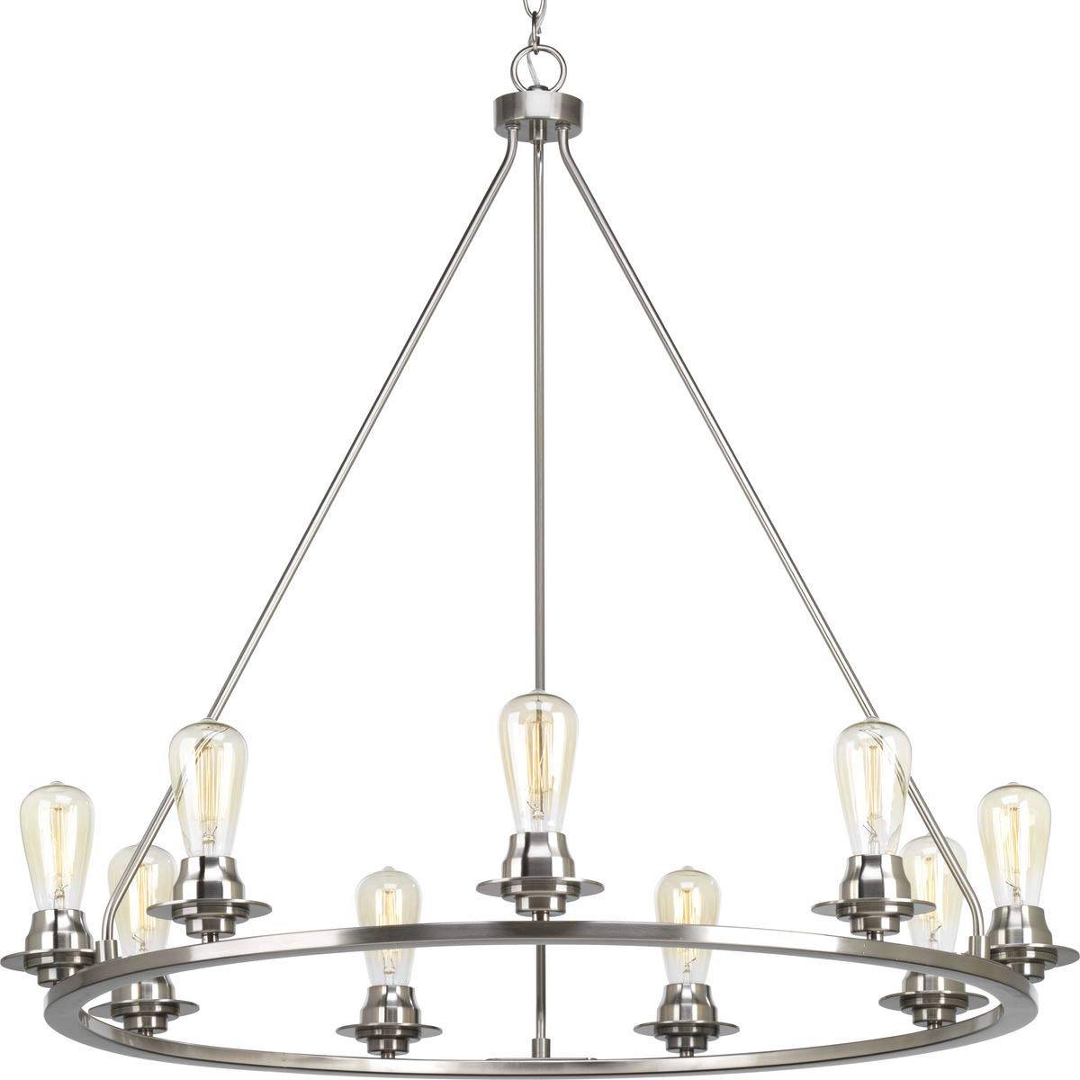 Progress Lighting Debut Collection Nine-Light Chandelier