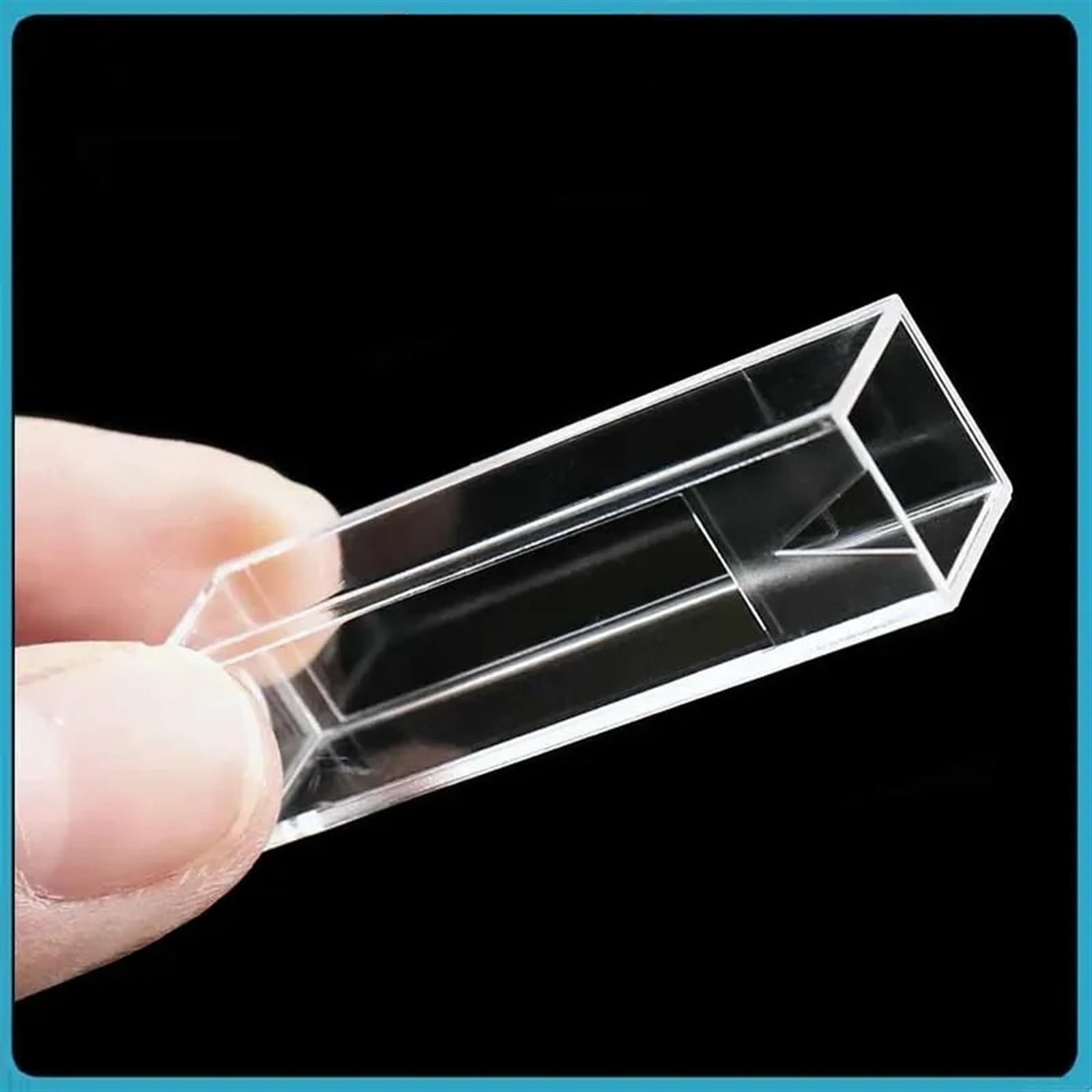 Einweg-Kunststoffküvette, Acryl-PMMA-Küvette, 4,5 ml Fassungsvermögen, Standardtyp, zweiseitig, transparent, Kat. Nr. 14955126, 100 Stück pro Packung