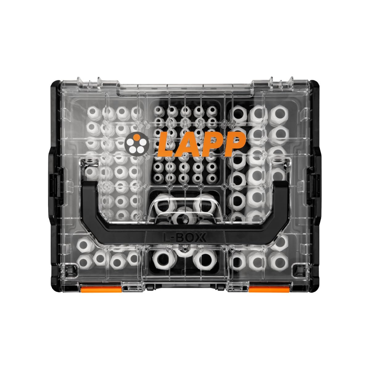 Lapp 53110054 SKINTOP CLICK L-BOXX - Juego de Prensaestopas M12-M32, 132 | Incluye herramienta de desmontaje, proteccion IP68 contra agua y polvo, entrada de cables para cuadros electricos