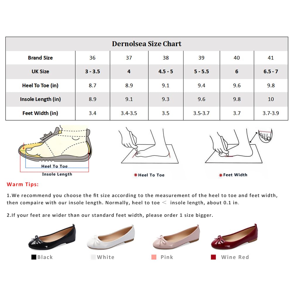 Ballerine da donna, in pelle verniciata, con fiocco, punta arrotondata, pieghevoli, piatte | Ballerine piatte da donna, con punta arrotondata, per ufficio, matrimonio