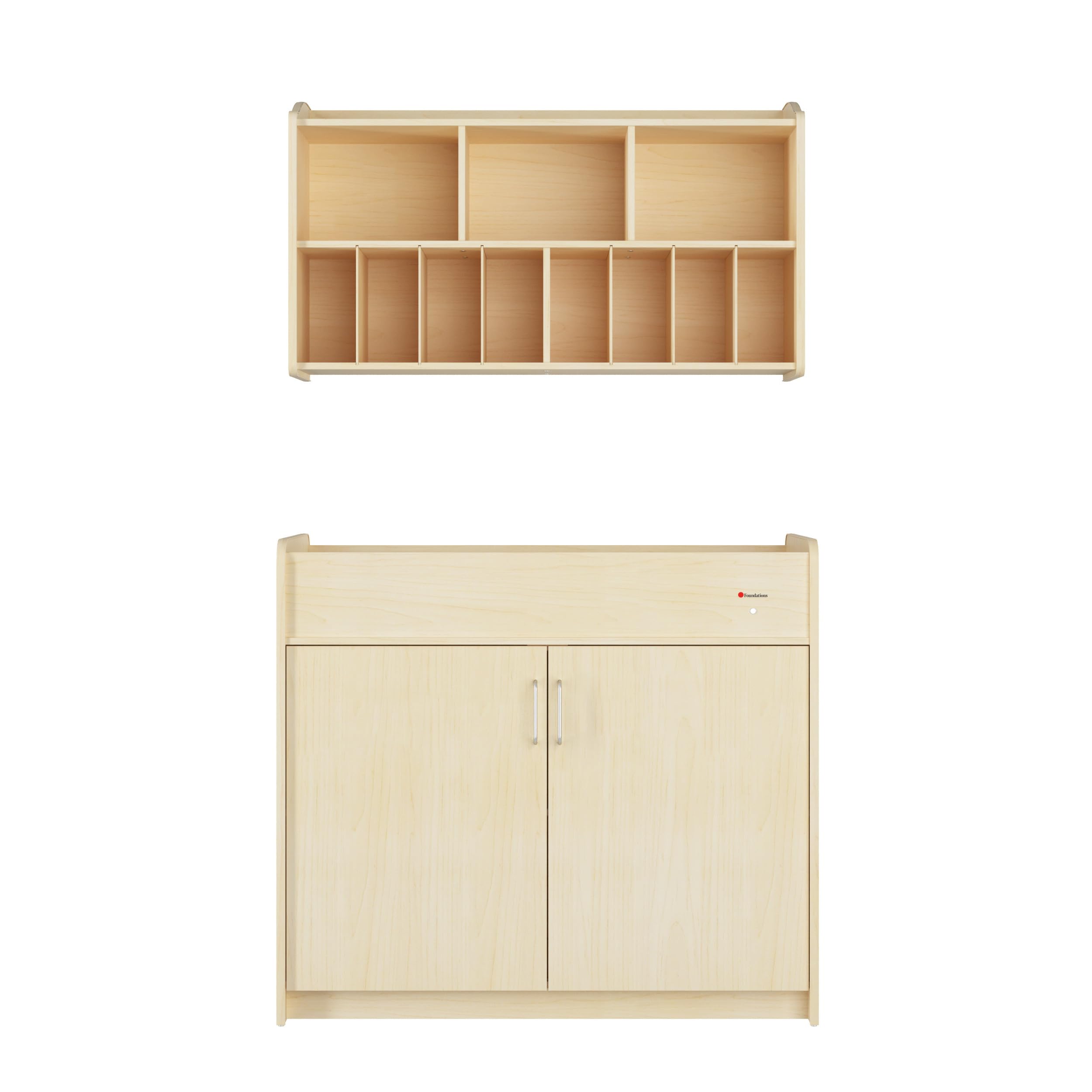 Foundations SafeSwing Changing Table and Wall Organizer 2-Piece Set