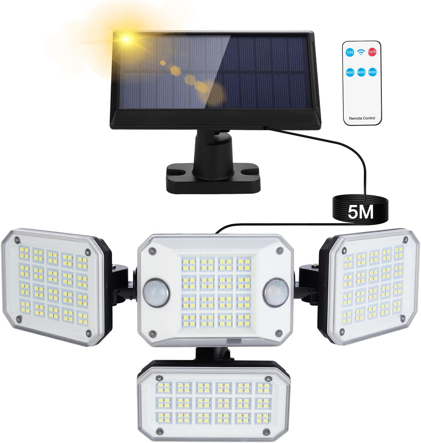 Lampe solaire d'extérieur 600 lumens main image 1