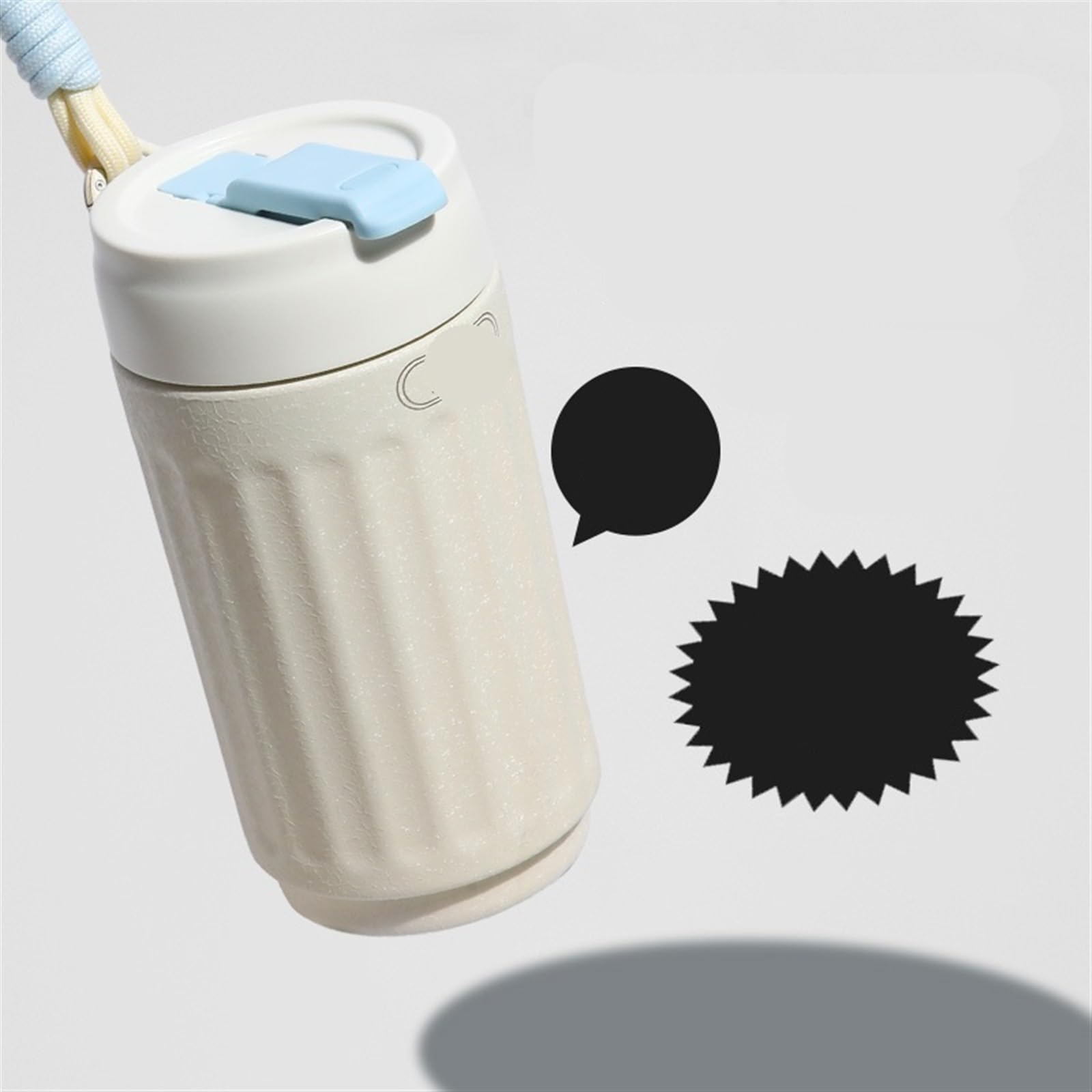 Bottiglia Termica Tazza for Acqua isolata di Grande capacità Tazza da tè for Ufficio Tazza for Acqua for Sport all'Aria Aperta Tazza Semplice Portatile in Acciaio Inossidabile(A)