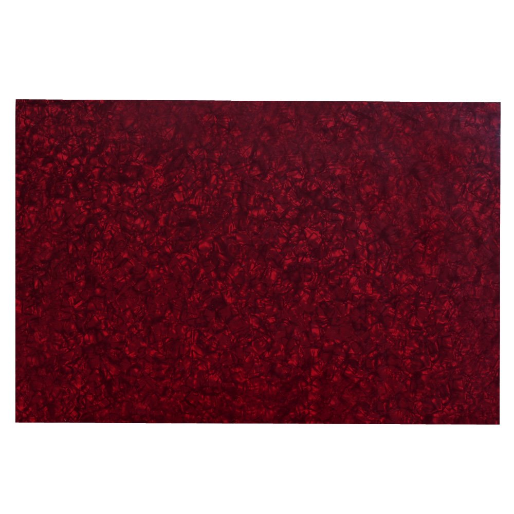 11.6"x17" (29x43cm) Blank Pick Guard Scratch Plate Material Sheet Beige Pearl 3 Ply (Red Pearl)