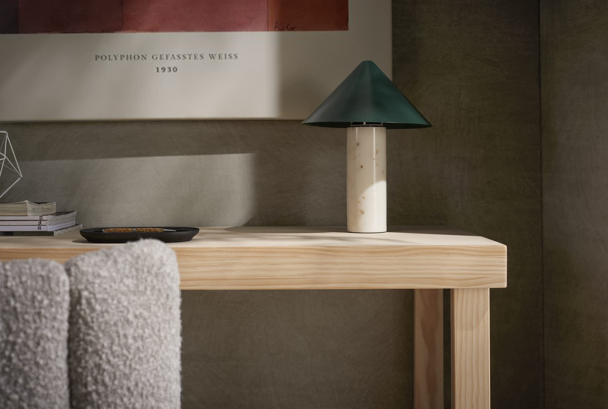 HOGAR24 ES | Berlin | Escritorio Oficina | Escritorio despacho Madera Maciza Natural | Color Natural | Medidas: 100 cm x 50 cm x 75 cm