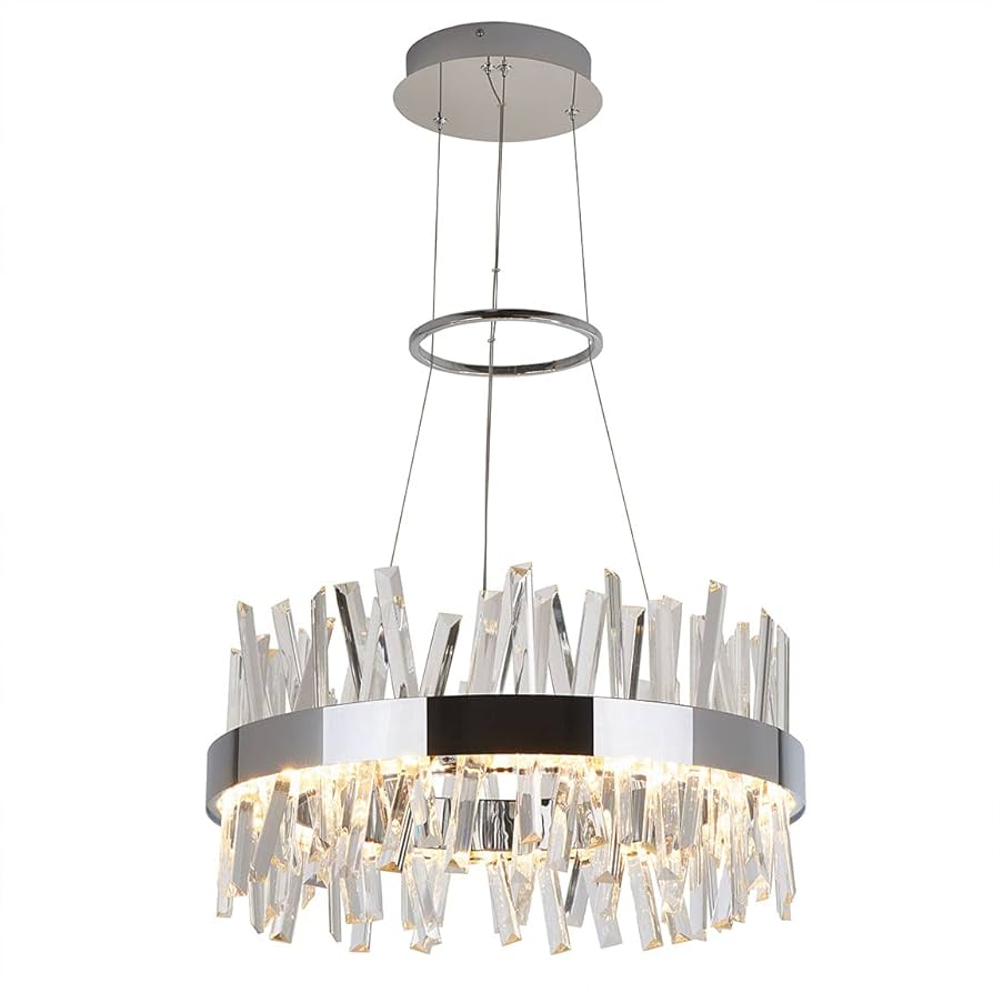 ［新品］Crystal Lake A Collection of Voyages Julie Neill Talia Large Chandelier in Gild and Clear Swirled