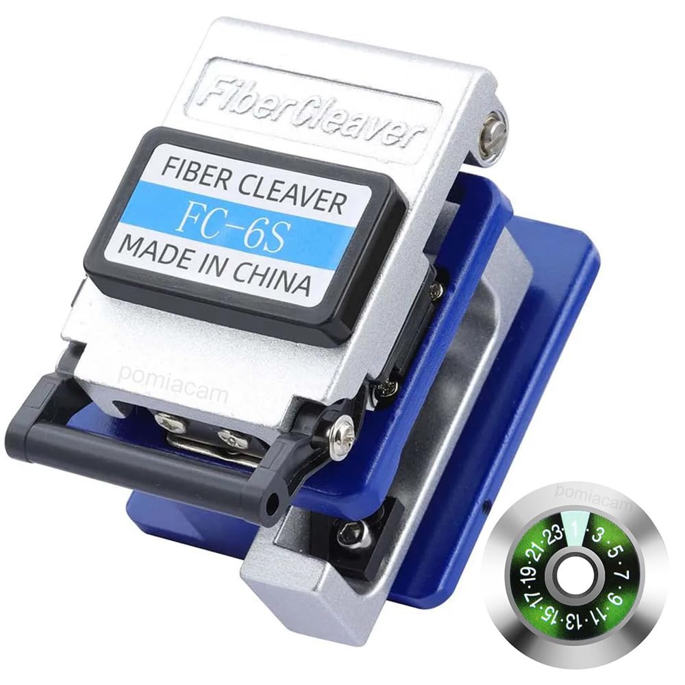 Fiber Cutting Machine FTTH High-precision FC6S Cold Fusion Splicing/hot Fusion Three-in-one Slot Cutting Tool Rechargeable Cable Metal Material Fiber Cutting