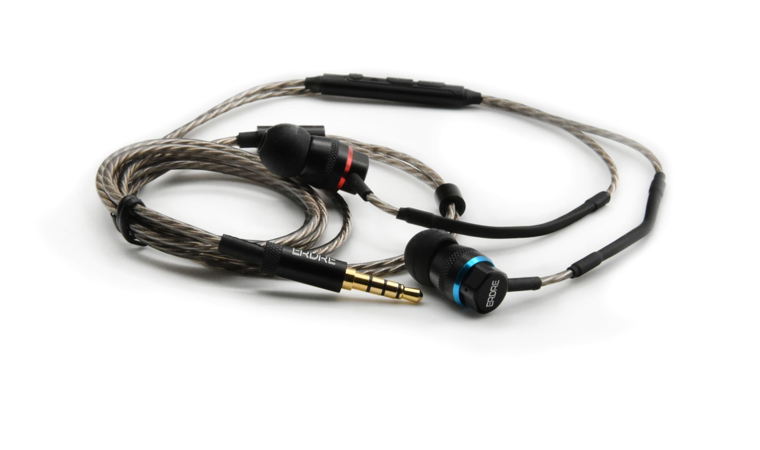 D202 à 3 Boutons - écouteurs Intra-Auriculaires - Jack 3.5 - Marque française - Haut-Parleur HDSS et Microphone intégré
