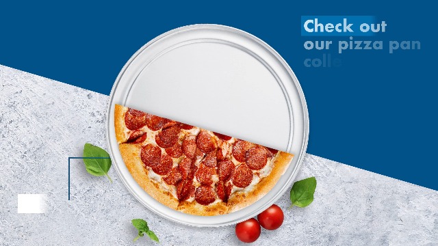 Norjac 2 Schermi Per Pizza In Alluminio 14 Pollici, Senza Giunture, Cottura Veloce E Crosta Croccante, Fatto In Canada