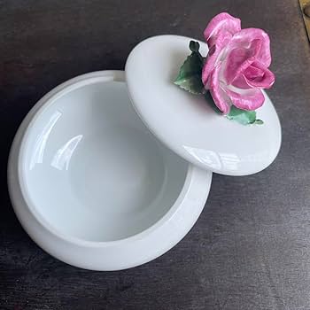 Amazon.co.jp: OKURA 大倉陶園 ローズ ボンボニエール 小物入れ