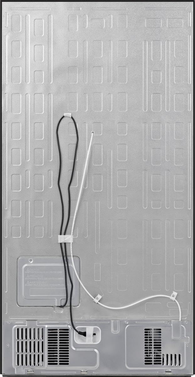 Hisense RS818N4IFD Libera installazione Frigo side-by-side Nero, 632 L