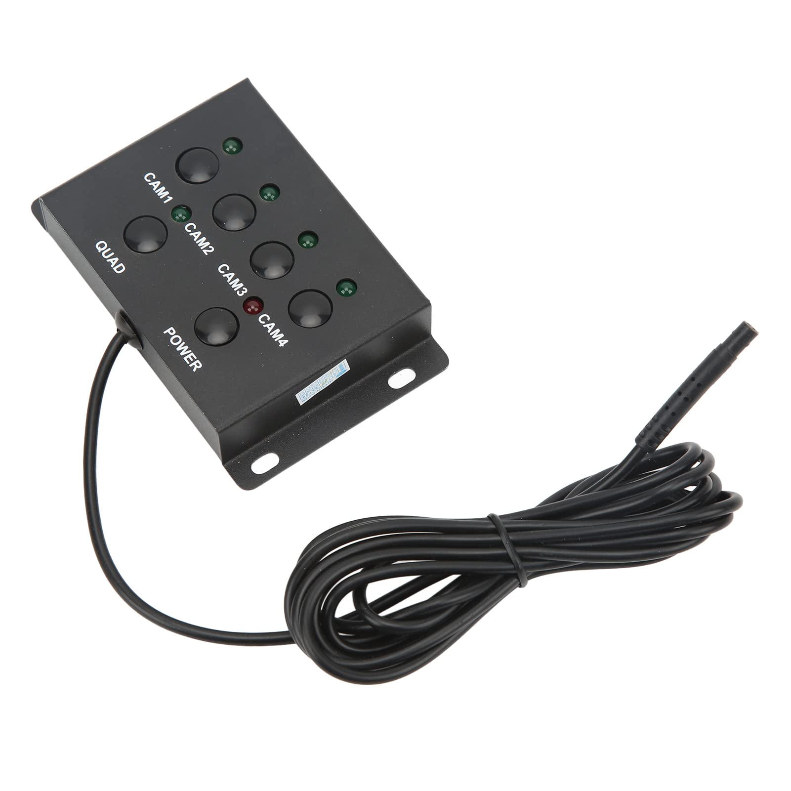 Generic Divisor de Vídeo de 4 Canales, Convertidor PAL NTSC para Vehículos de Ingeniería, Barcos, 1 Caja de Control de Imagen