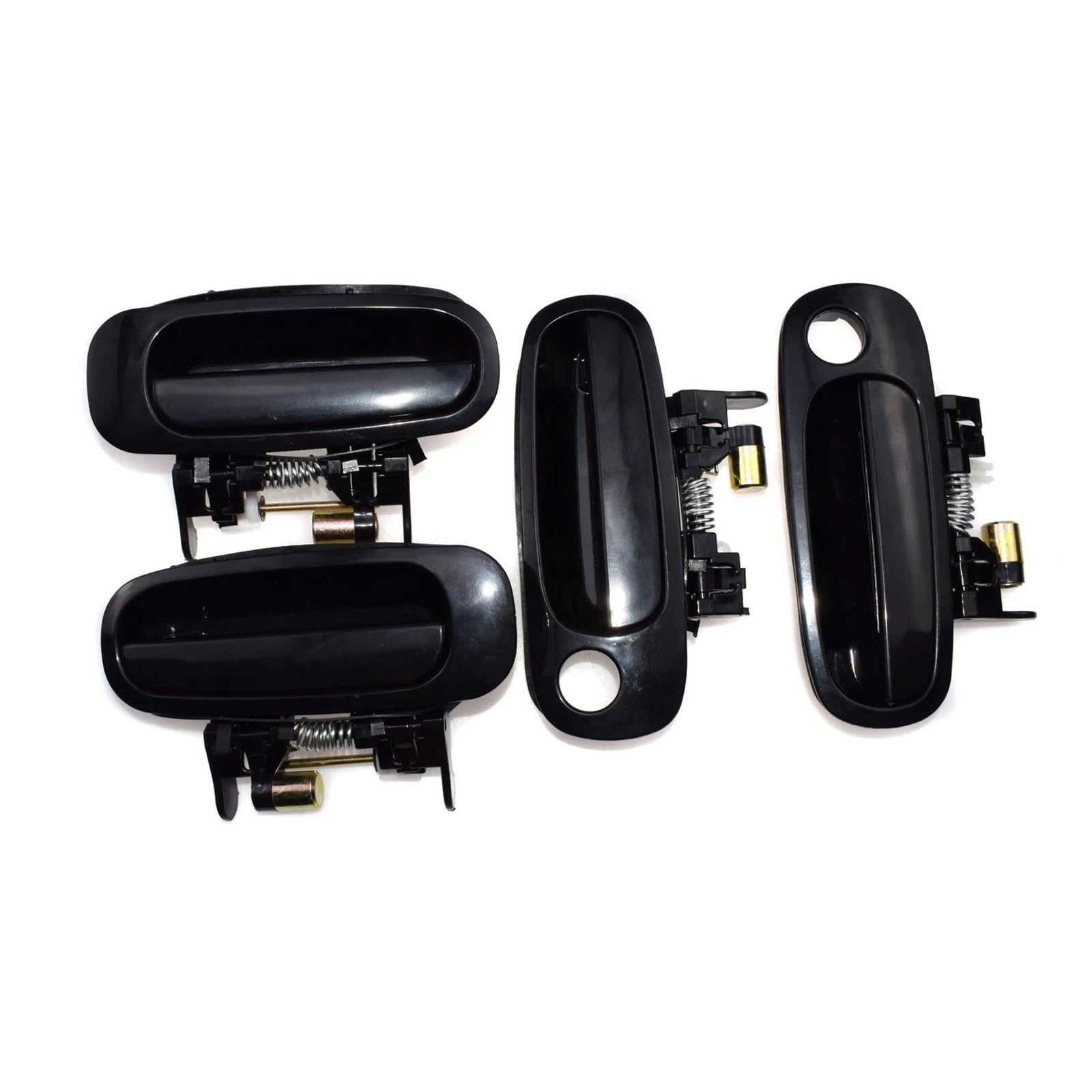 Mhtgd 4Pcs Outside Handles Metal Plastic Door Handles 69206-02050 69210-02040 69210-02030 For Corolla For For Prizm 1998 1999 2000 2001 2002