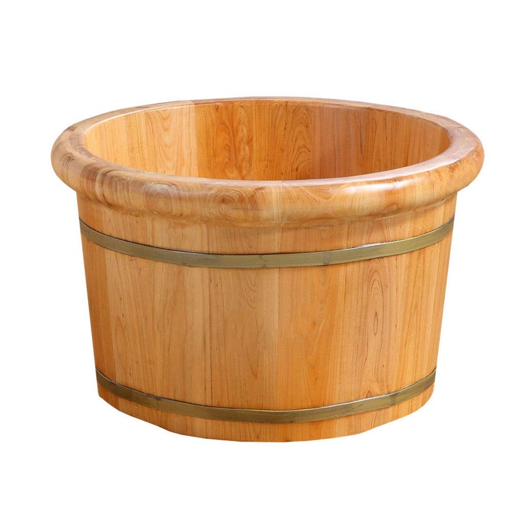 Vaschetta per i Piedi, Secchio per Vasca per pediluvio, Massaggio, Spa, Sauna, Ammollo, Pediluvio Secchio in Legno Spa per Piedi Lavabo per Uso Domestico Pratico Comfortable Anniversary