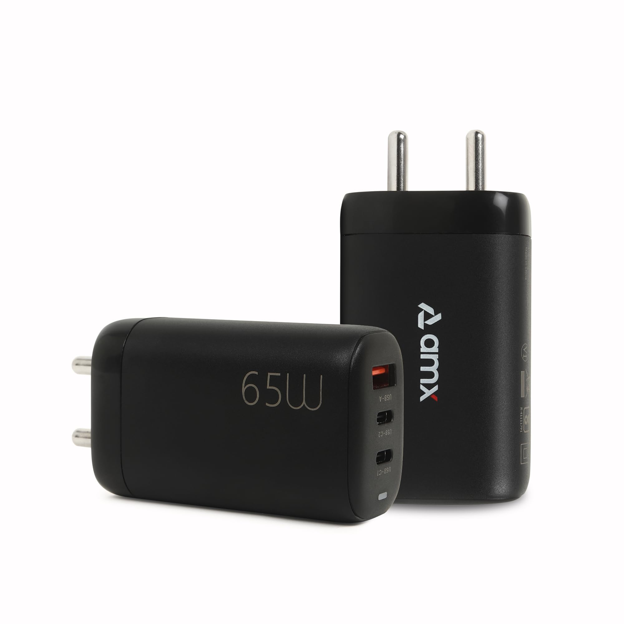 AMX XP 60 PRO 3-Port 65W GAN Wall Charger Dual USB-C Power Delivery PPS 3.0 & USB-A QC Port - Compatible with Galaxy/Note, iPhone, iPad Air/Pro, MacBook Air/Pro, LG, ASUS, Pixel, Others… (B08M3XFTTR) Amazon Price History, Amazon Price Tracker