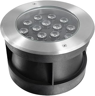 Luz de piscina embutida 15W Led Subaquático Luz Enterrada Embutida Piscina Escondida Holofotes De Peixes Em Aço Inoxidável Rgb Luz Subaquática Colorida Com mudança de cor LED RGBW (Color : White, Si