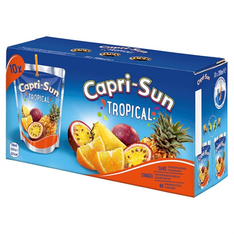 Capri Sun Tropical boisson en poche 10x20cl jus exotique