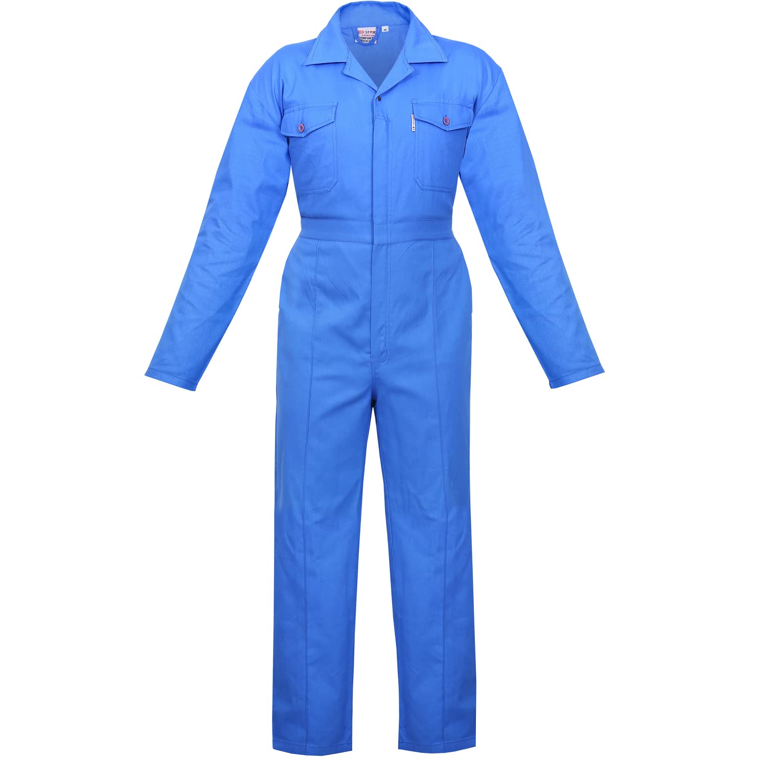 uniformer Blue Colour Mens Long Sleeve Zip and Button Front Coverall, Wrinkle Resistant Work Coverall,with Front Snap Pockets Suitable for Mechanics, Electricians, Carpenters, Painters, Etc.… (B0BH8R74LC) Amazon Price History, Amazon Price Tracker