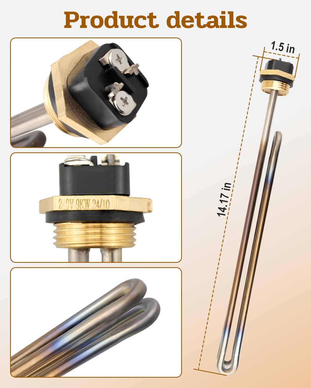 Rheem Water Heater Element Titanium HE 90240 Water Heater Element