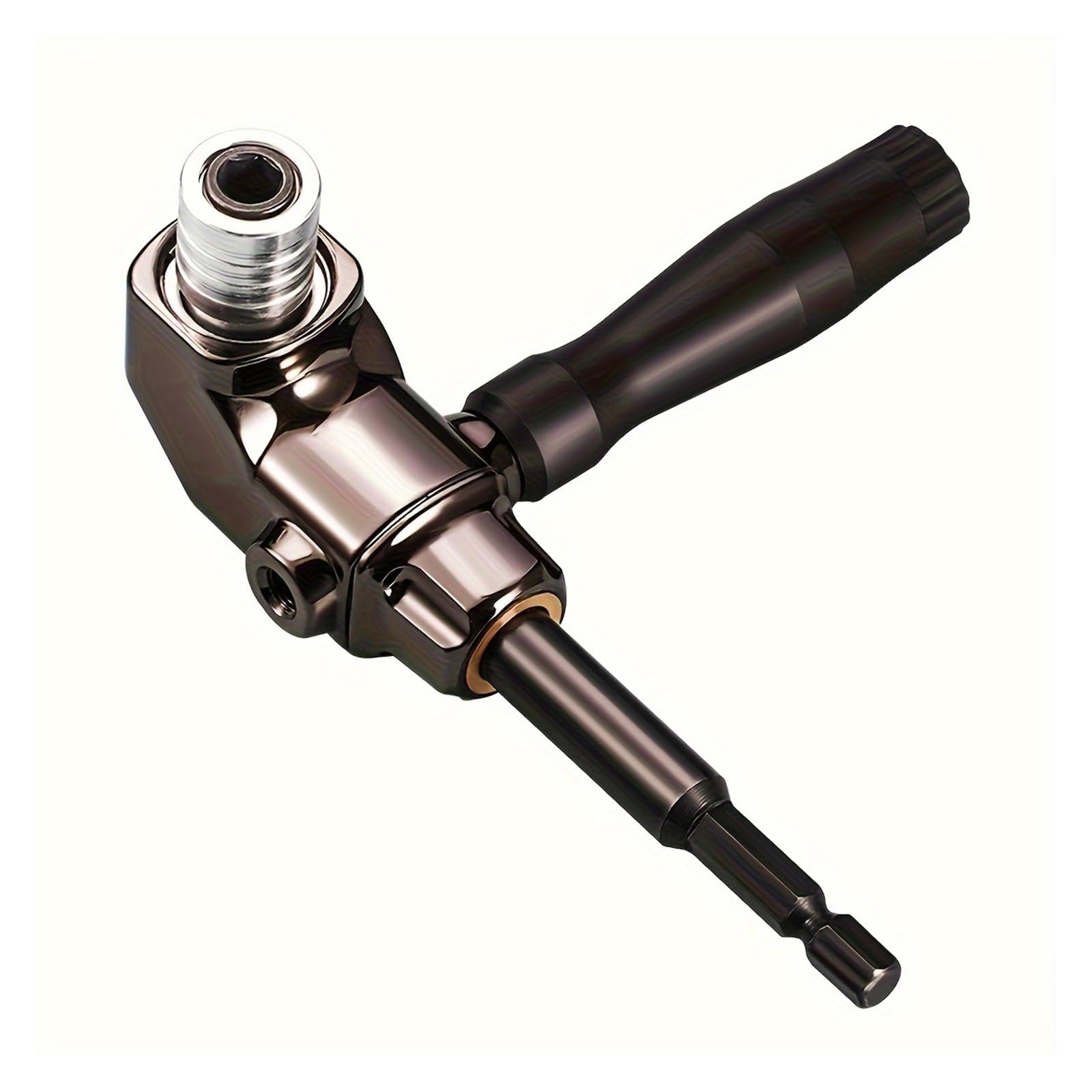 Adattatore angolare elettrico ad angolo di 90/105 gradi - Supporto magnetico per punte albero flessibile Accessorio per cacciavite elettrico