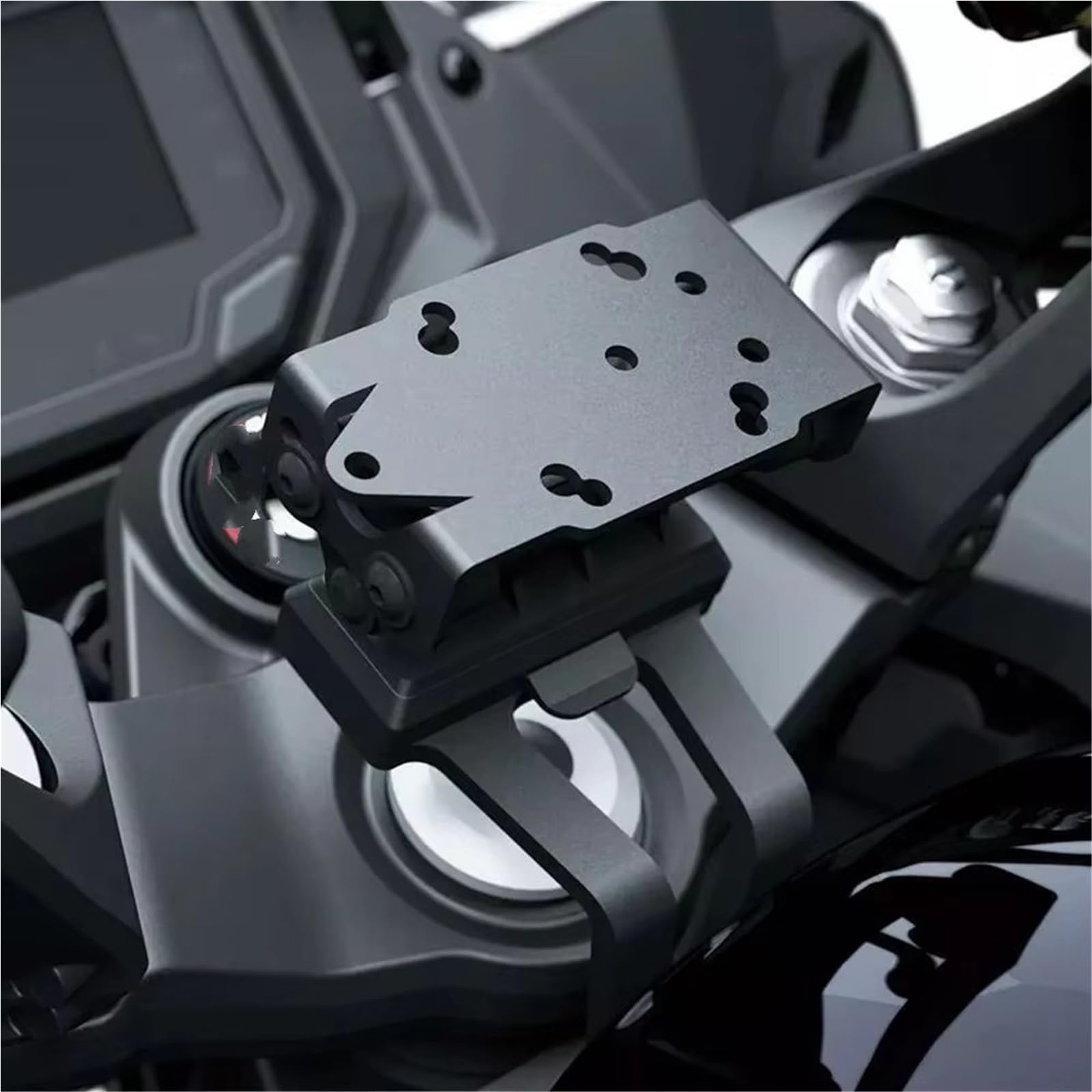 Support de Plaque de Navigation GPS pour Kawasaki pour Ninja H2 SX 18-20 Stabilisateur Tableau Bord Anti-Vibration pour Moto, Support Navigation GPS pour Téléphone