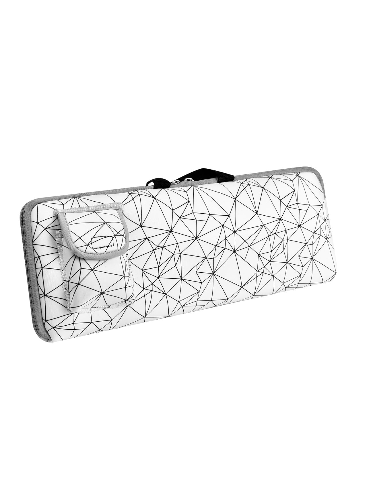 Keyboard Sleeve Travel Case for Logitech Mk270 Wireless Keyboard Compact Mouse Combo Rugged Neoprene Construction Zipper Mouse Storage and Cable Storage Pouch (White)-picture-24