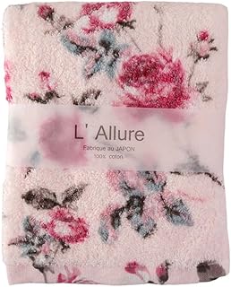 フェイスタオル 甘撚りタオル 日本製 ローズ 薔薇 花柄 (テイラー)