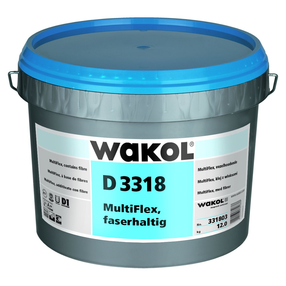 Wakol D 3318 MultiFlex PVC-Klebstoff faserhaltig 6kg