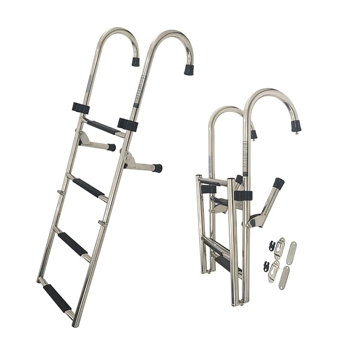 Buy HH Boat ladder Swim Marine Boat Ladder with 4/5 / 6 Steps