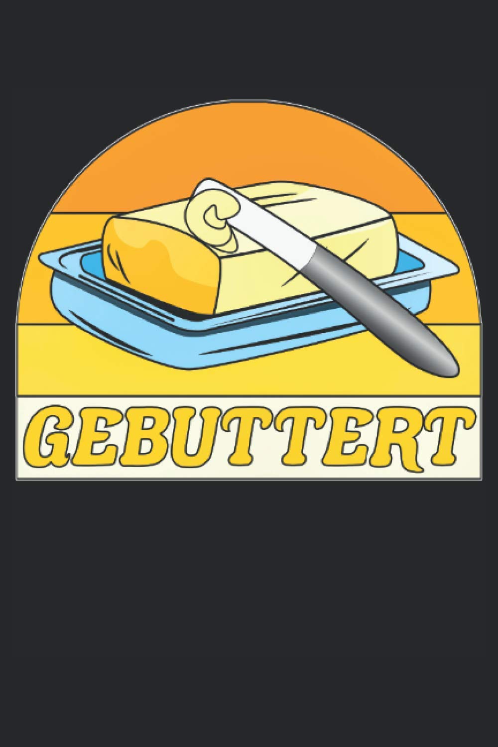 GEBUTTERT: Liniertes Notizbuch-Tagebuch bzw. Übungsbuch mit 120 Seiten