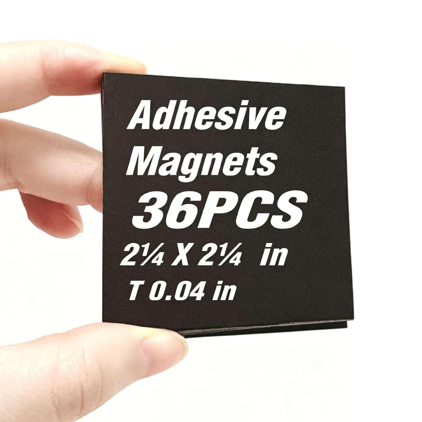 2¼x2¼ Magnets with Adhesive Backing,Thickness 40 Mil - Science Education Magnets in School - Cut to Size Stickers for Classroom Decorations- Teacher Must Have - Teacher Supplies,Small Sheet,36 Pack
