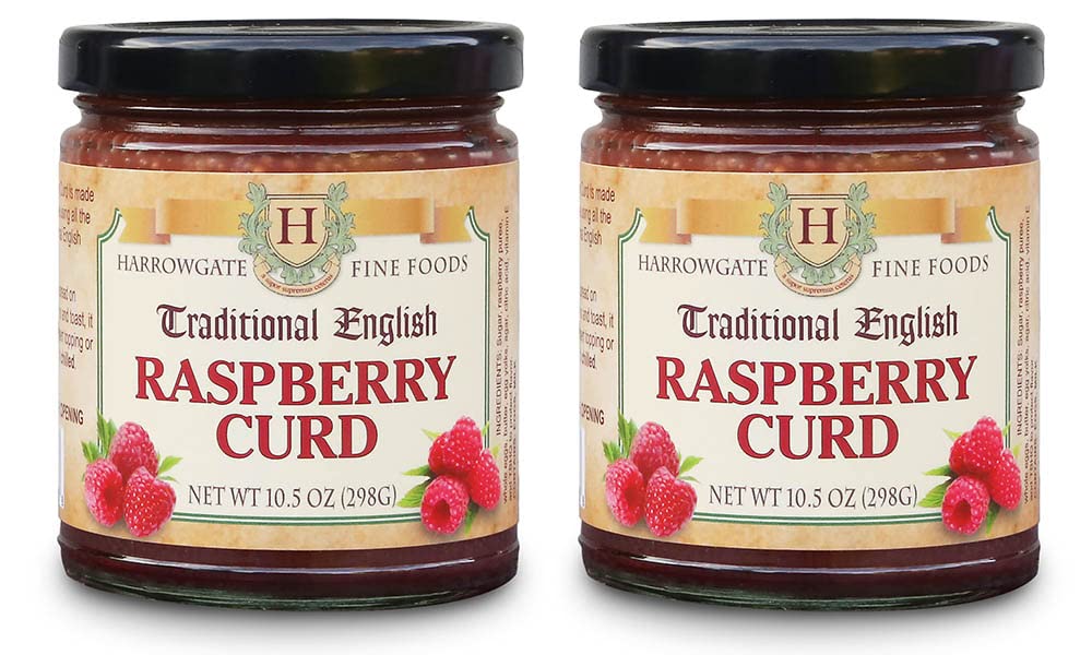Harrowgate Traditional English Raspberry Curd — Handcrafted in Small Batches | 2 x 10.5oz
