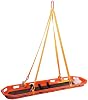 CRTTRS Emergency Air PE Basket Stretcher, Stainless Steel Basket Emergency Stretcher Basket, Hanging Basket Stretcher Spineboard with Accessories, 600pounds Capacity Orange