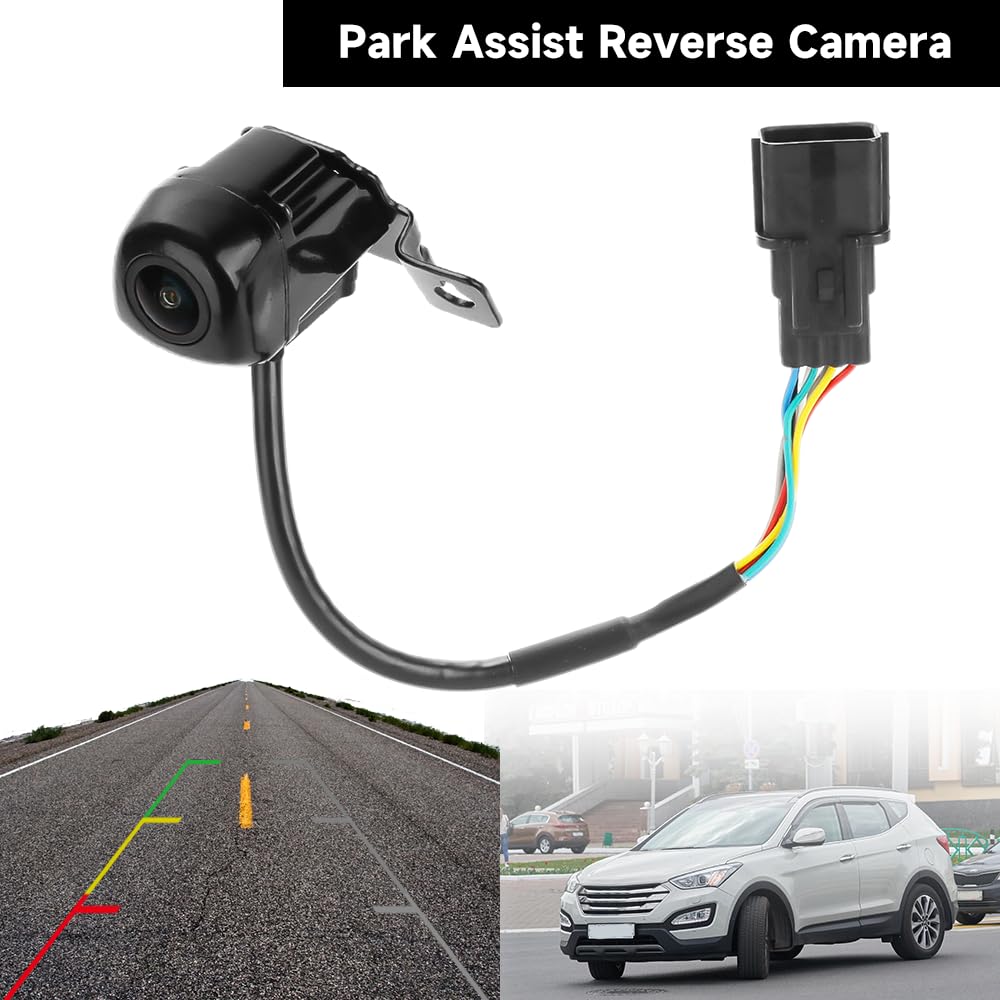Rear View Back Up Wide Angle Camera Park Assist Reverse Camera for Hyundai Santa Fe Sport 2.0L L4 - Gas, 2.4L L4 - Gas 2018 (2.0T, 2.0T Ultimate, Base) - Replace Part 957602W650 95760-2W650