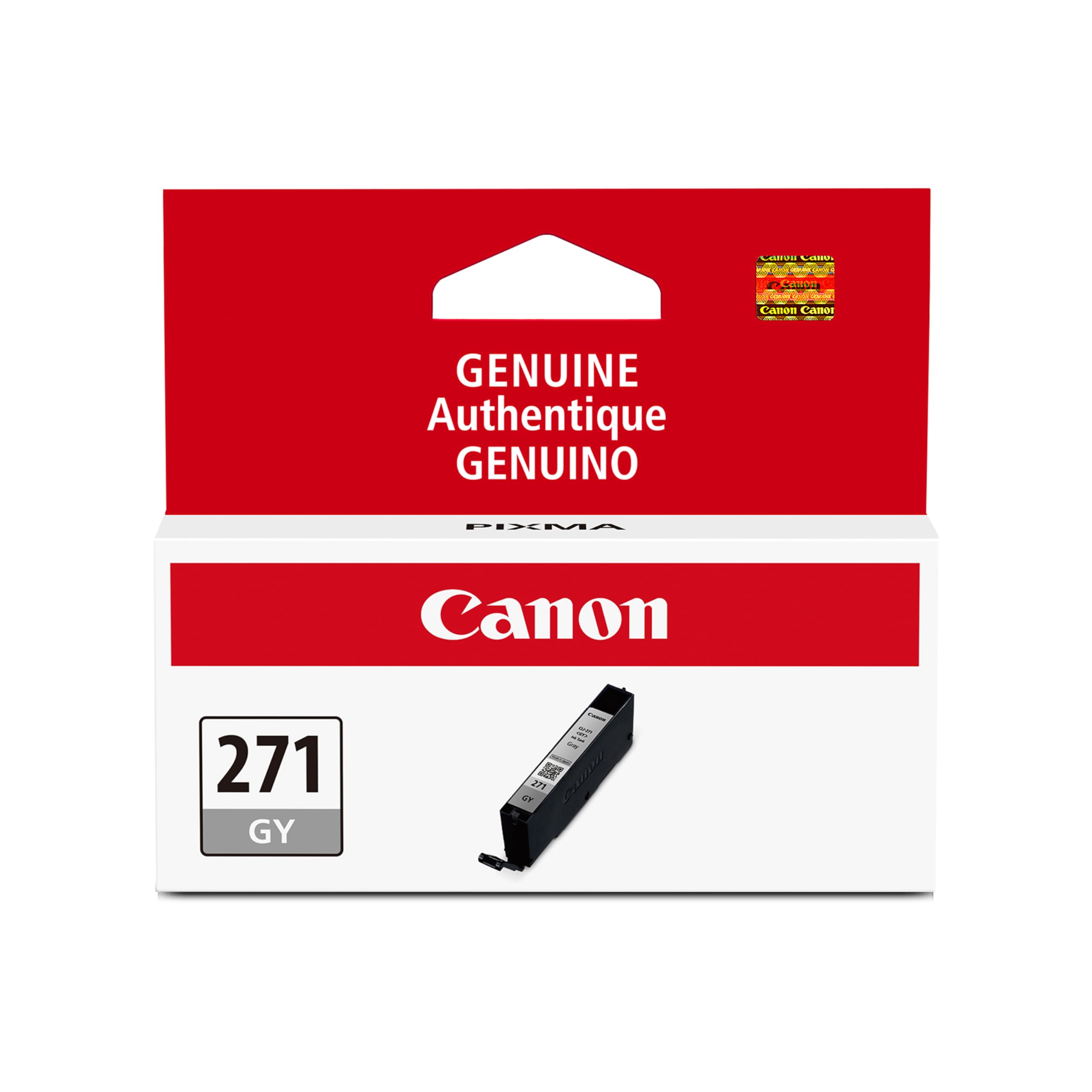 Amazon.com : Canon CLI-271 Genuine Gray Ink Tank, Compatible with