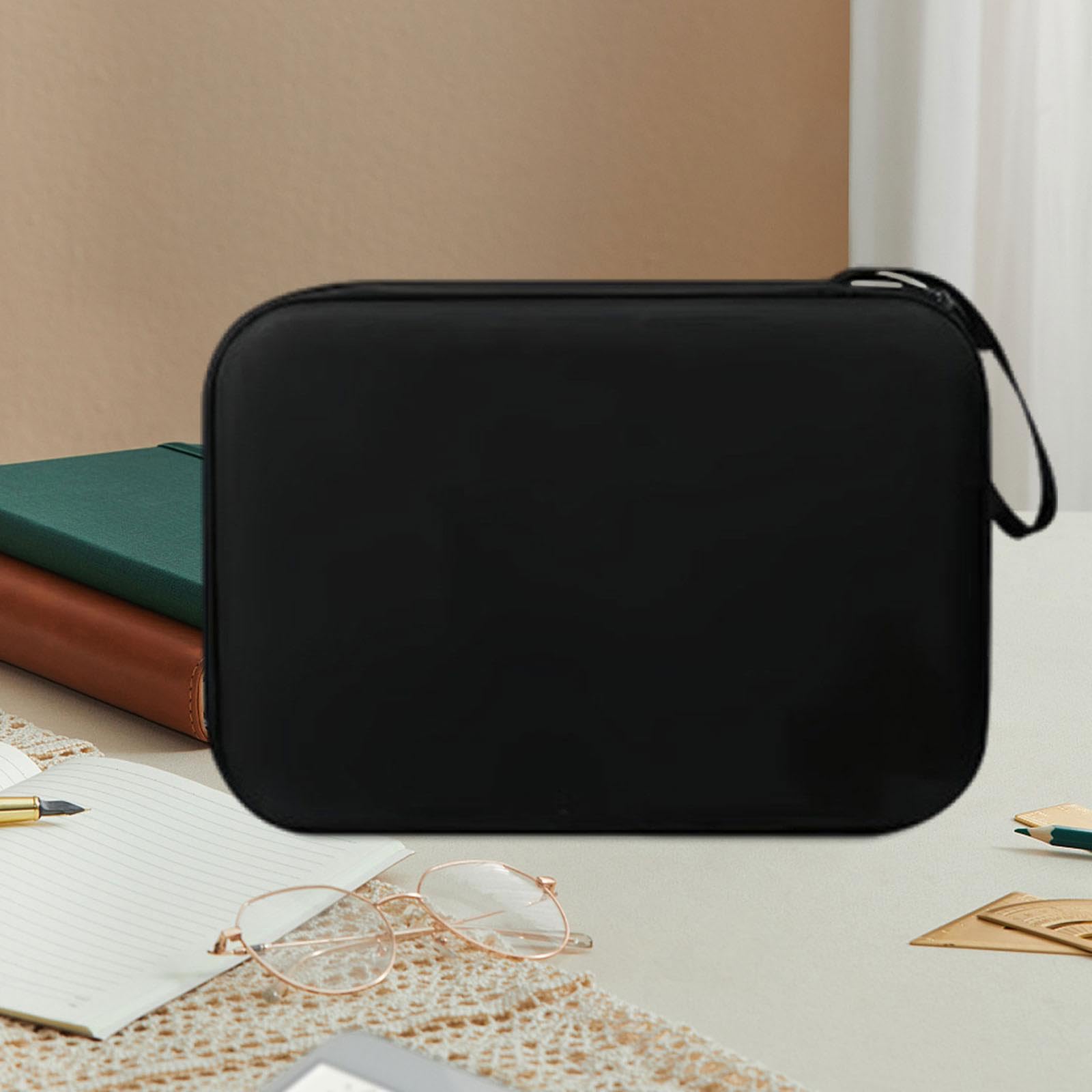 MagiDeal Organizzatore per occhiali da sole da viaggio, contenitore per gioielli, rigido, elegante, tasca in rete impermeabile, espositore per occhiali
