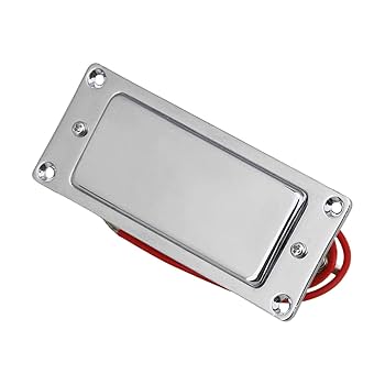 Amazon.com: Lovermusic 92x37mm Silver Mini Double Coil