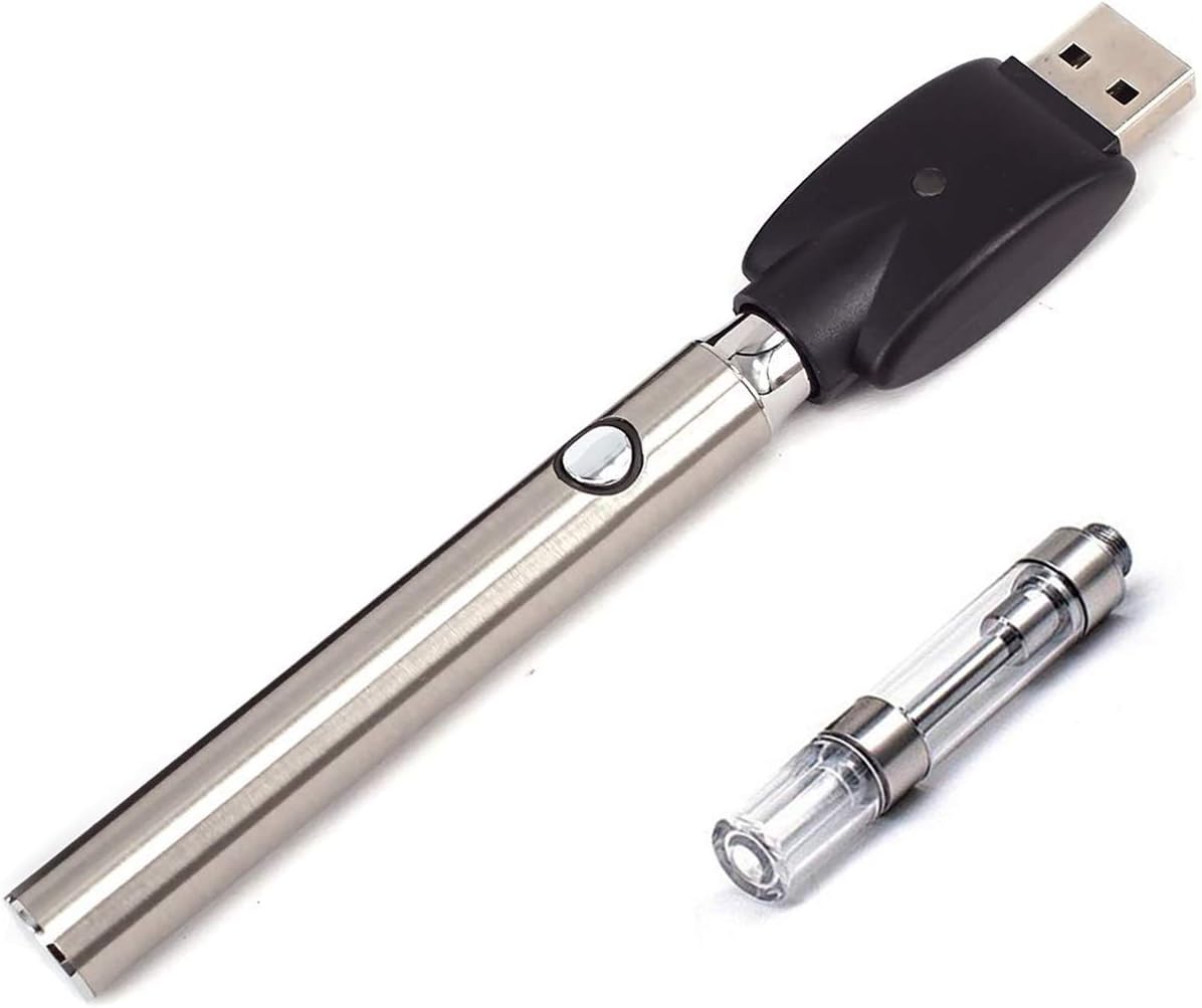 Battery Stylus Pen with Travel Backup Battery Silver